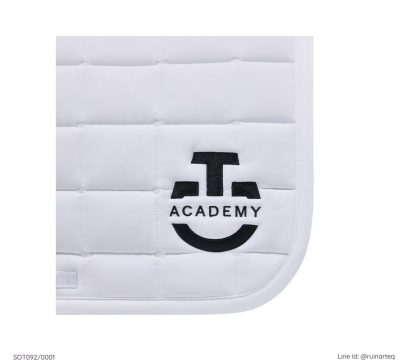 CT ACADEMY馬術汗墊-純白色：圖片 3