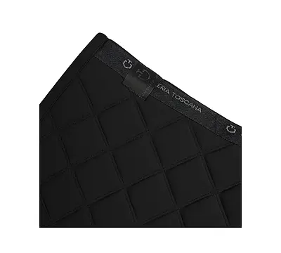 CT 菱格直紋汗墊耳罩組-黑色 - Image 2