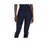 MaxiM 女款高腰全皮馬褲-Aero-大西洋