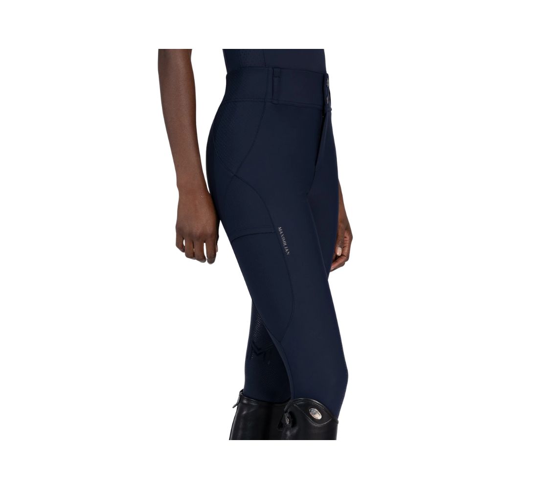 MaxiM 女款高腰全皮馬褲-Aero-大西洋 - Image 2