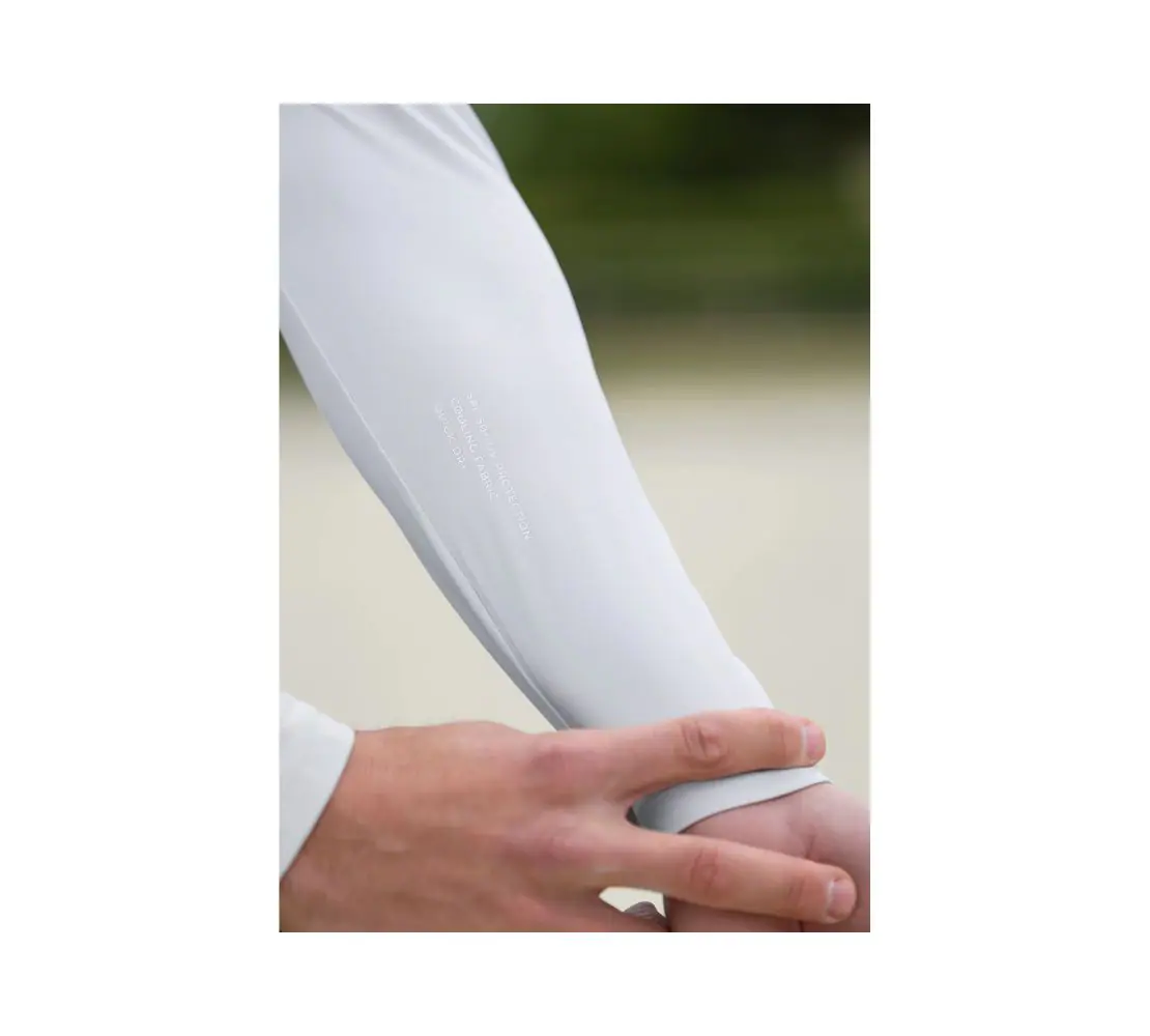 MaxiM 男款休閒上衣-Sunblocker-冰河灰 - Image 6