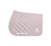 CT 菱格直紋汗墊耳罩組-丁香紫