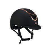 ETU00003-BRG (1) EQUESTRO 騎士安全帽 -ETU00003-黑玫瑰金