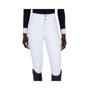 MaxiM 女款高腰全皮馬褲-Aero-白色